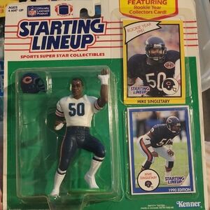 Starting Lineup Mike Singletary Figure - White Jersey Chicago Bears